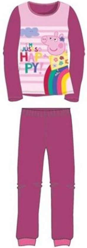 Peppa Pig pyjama - paars - Maat 122/128
