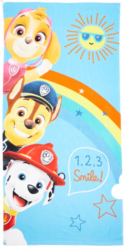 Paw Patrol Strandlaken - 1.2.3. Smile