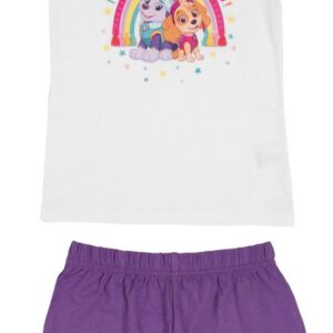 Paw Patrol Pyjama / Shortama - Wit / Paars