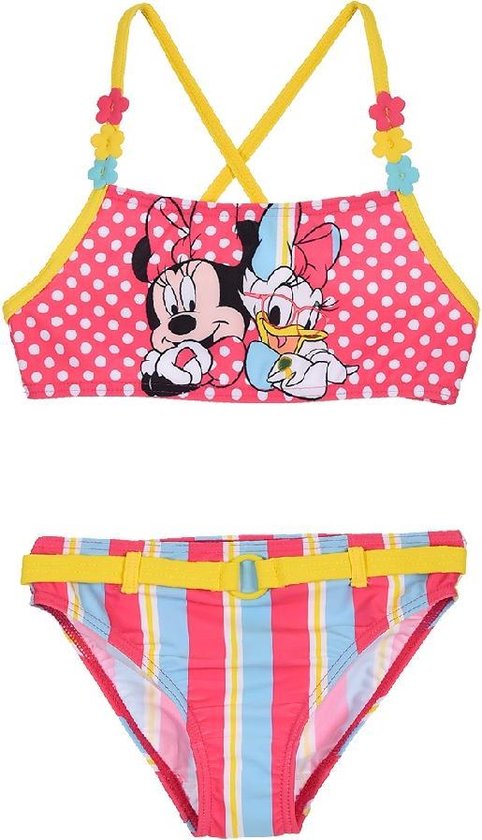 Disney Minnie Mouse en Katrien Duck Bikini maat 98/104
