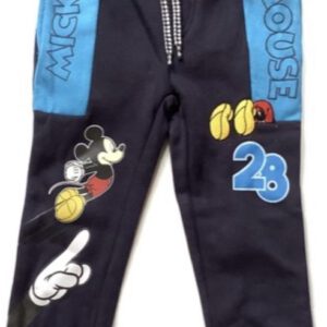 Disney Mickey Mouse joggingbroek donkerblauw/blauw maat 98