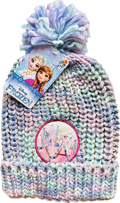 Disney Frozen Muts - Gebreid met Pompon