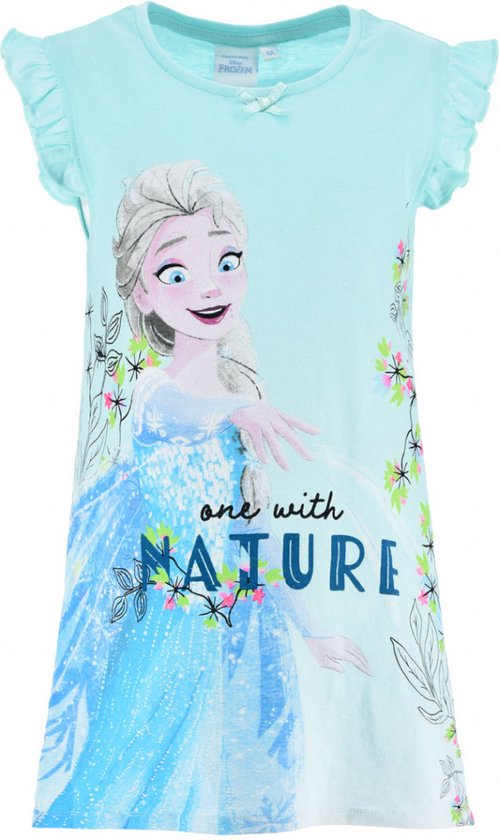 Frozen Nachthemd - Korte Mouw - Maat 98/104