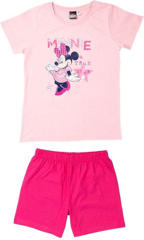 Disney Minnie Mouse Pyjama / Shortama - Roze