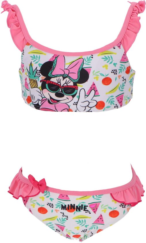 Disney Minnie Mouse Bikini - Wit/Roze