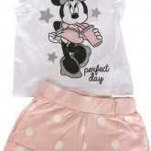Disney Minnie Mouse 2-delige set - met zilverkleurige glitterprint