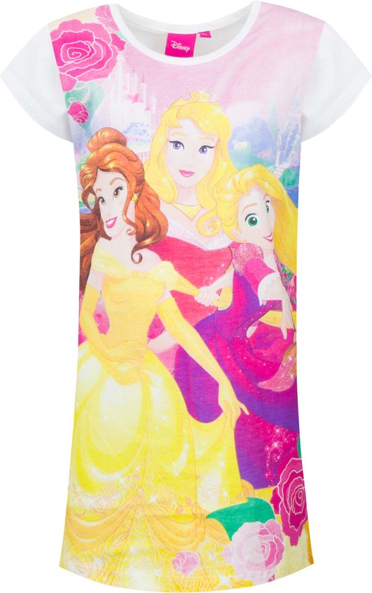 Disney Princess nachthemd / pyjama - wit - Maat 92/98