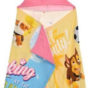 Paw Patrol badponcho badlaken strandlaken met capuchon - 130 x 60 cm