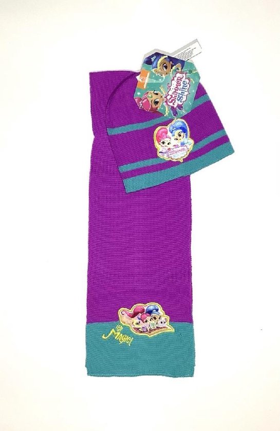 Nickelodeon Shimmer & Shine winterset - muts + sjaal