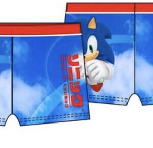 Sonic zwembroek blauw Maat 98