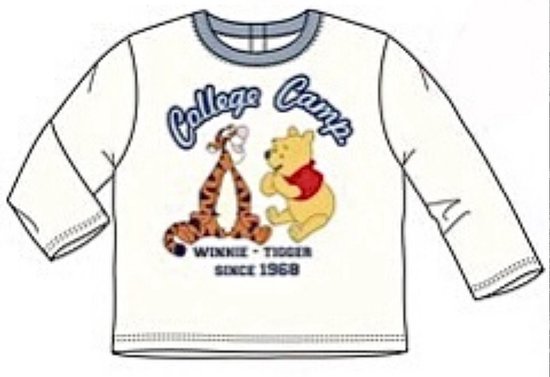 Winnie The Pooh Baby Shirt - Lange Mouw