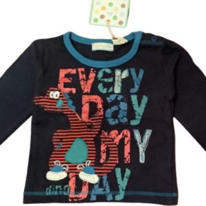Tricky Tracks t-shirt met lange mouw - Dinosaurus