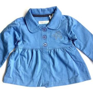 Tricky Tracks vestje - blauw - Maat 68