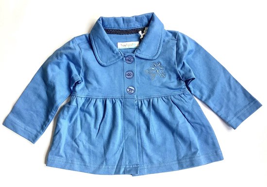 Tricky Tracks vestje - blauw - Maat 68