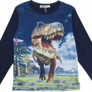 S&C Dinosaurus shirt - Lange Mouw