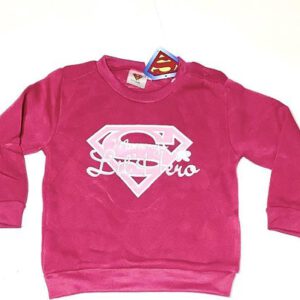 Supergirl sweater Mommy's Lil'Hero fuchsia