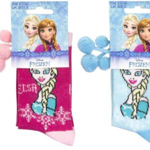 Frozen Sokken set van 2 met Pompon - maat 31/34