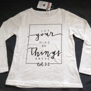 Shirt met All-over Goud Print - Off White