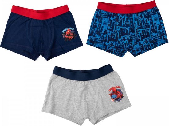 Marvel Spiderman boxershorts - set van 3 - Maat 134/140