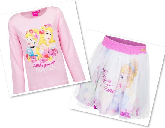 Disney Princess Set - Rok + Longsleeve
