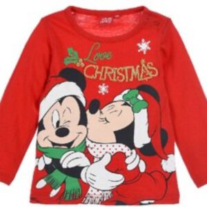 Disney Minnie en Mickey Mouse Shirt - Lange Mouw