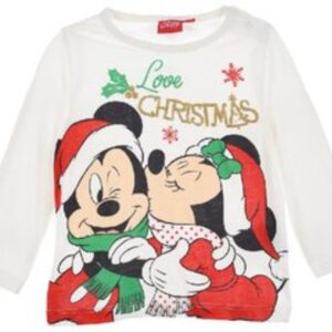 Disney Minnie en Mickey Mouse Shirt - Lange Mouw