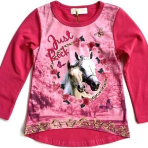 S&C shirt met paard - lange mouw
