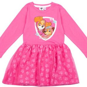 Paw Patrol Jurk - Lange Mouw -Tule