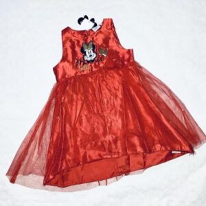 Disney Minnie Mouse jurk satijn/tule rood