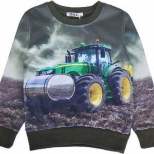 S&c Sweater met trekker / tractor - John Deere