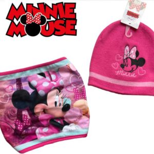 Minnie Mouse set / winterset - Muts + Colsjaal/Nekwarmer