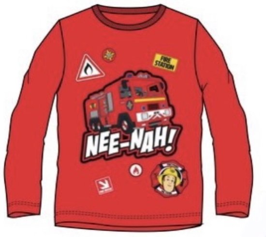 Brandweerman Sam Shirt - Lange Mouw