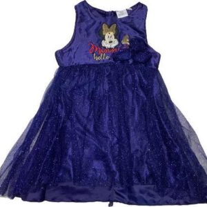 Disney Minnie Mouse jurk satijn/tule blauw