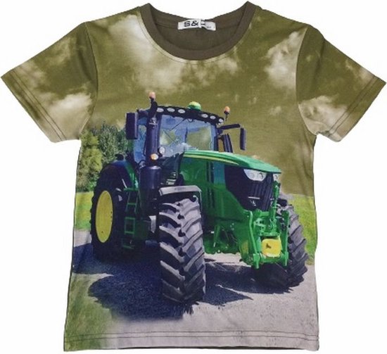 Tractor T-shirt H102 - Legergroen