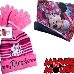 Disney Minnie Mouse set - Muts + Nekwarmer + Handschoenen