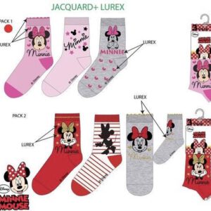 Disney Minnie Mouse Sokkken - 6 Paar - Maat 31/34