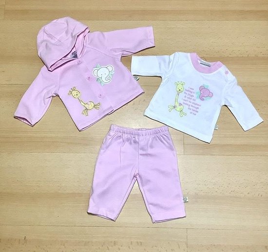 Scruffy Bear baby set 3-delig - Maat 50