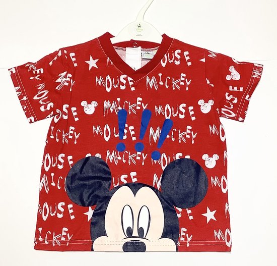 Disney Mickey Mouse t-shirt - !!! rood