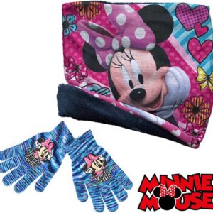 Disney Minnie Mouse Set - Colsjaal/Nekwarmer + Handschoenen