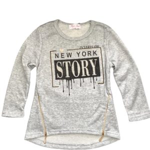 Trui / Tuniek 'New York" - Grijs