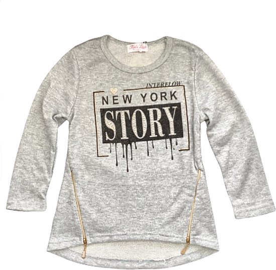 Trui / Tuniek 'New York" - Grijs
