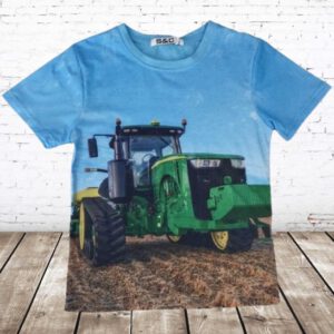 Stoer jongens shirt met John Deere trekker H103
