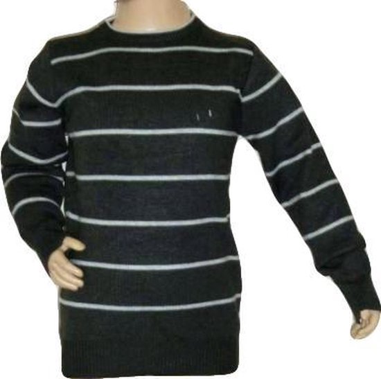 Merkloos / Sans marque New Fashion Jongens Trui Antraciet