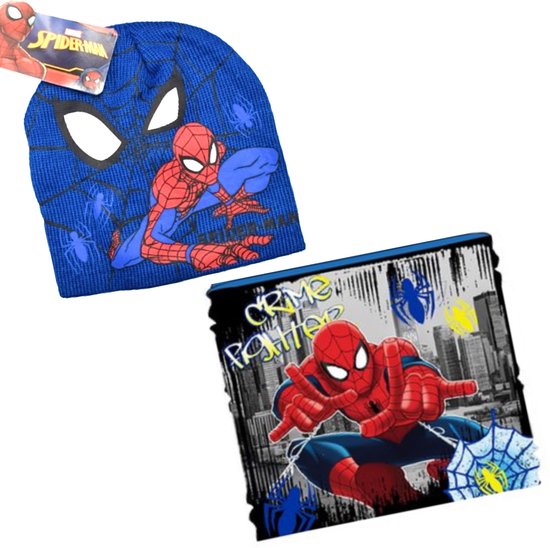 Marvel Spiderman Set - Muts + Nekwarmer