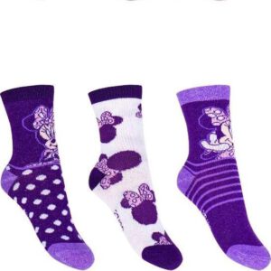 3 paar sokken - Minnie Mouse maat 23/26