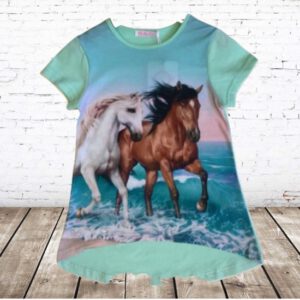 T-Shirt met paard J07