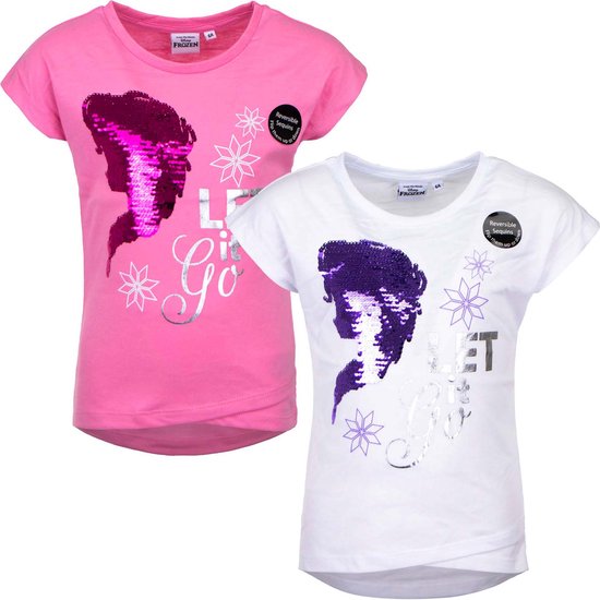 Frozen Shirt - Met veegpailletten