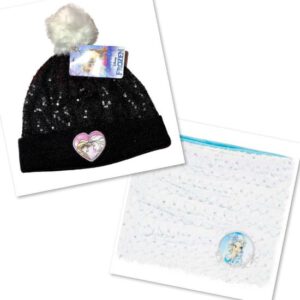 Disney Frozen winterset met pailletten - muts+colsjaal
