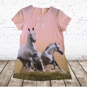 T-shirt met paard J04
