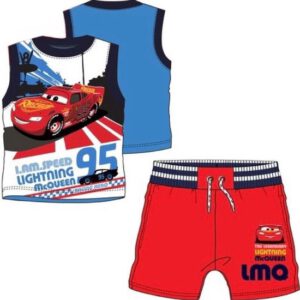 Disney Cars set - short + shirt -rood/blauw